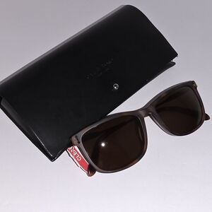 Classic Brown Sunglasses with Black Case